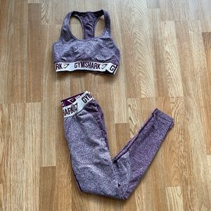 Gymshark women’s size small purple seamless set